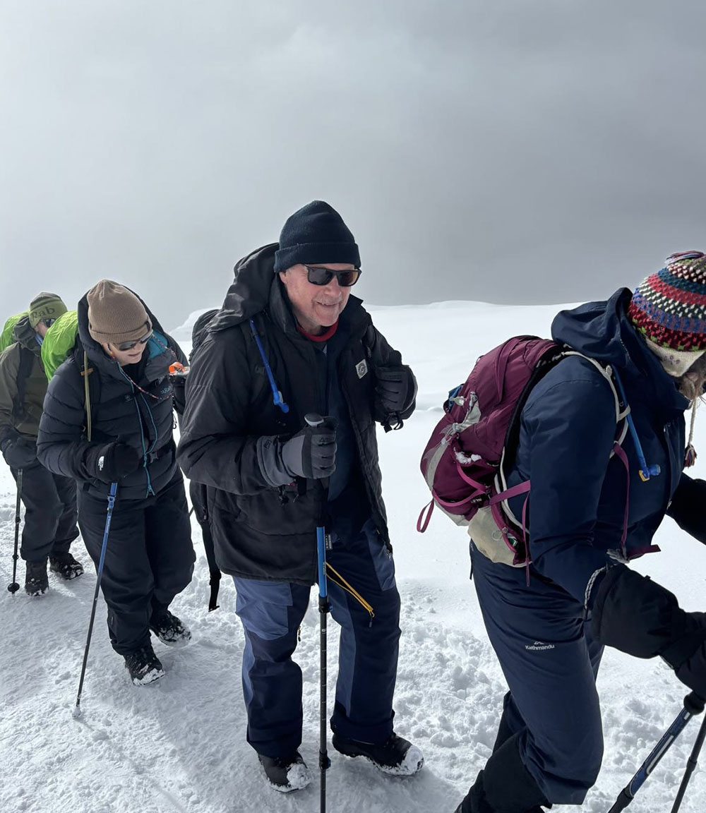 Michael Delport at climbing Mount Kilimanjaro Michael Delport at climbing Mount Kilimanjaro